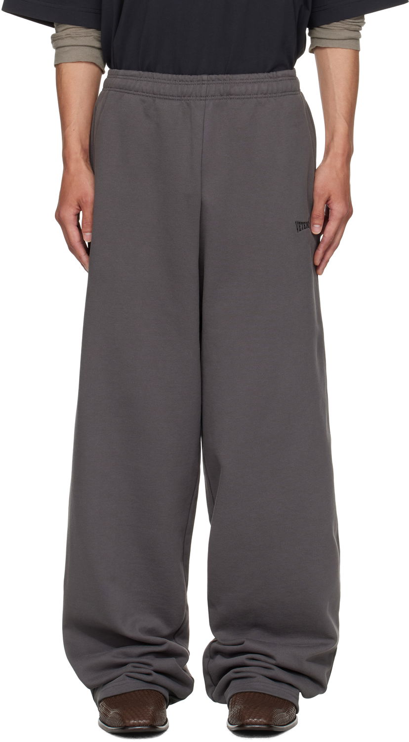 Спортивні штани VETEMENTS Vetements Boxing Logo Baggy Sweatpants Сірий | UH76SP160M