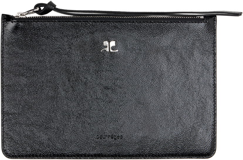 Гаманець Courrèges Courrèges AC Napalack Leather Pouch чорний | 125GPM016CR0043