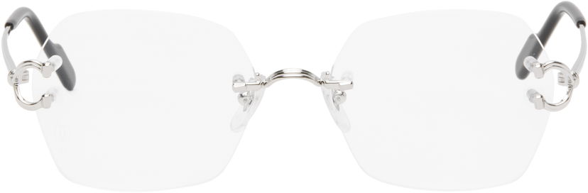 Сонцезахисні окуляри Cartier Cartier 'Signature C de Cartier' Rimless Glasses Металік | CT0564O-002