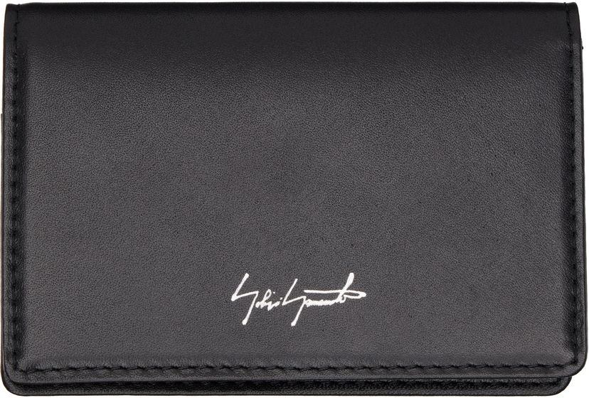 Гаманець Yohji Yamamoto Yohji Yamamoto Leather Card Holder чорний | DA-A94-793