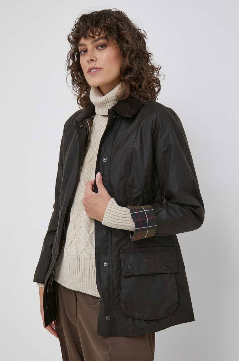 Дощовик Barbour Classic Beadnell Wax Jacket Коричневий | LWX0668