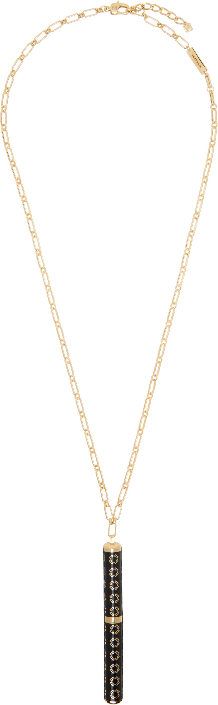 Кольє Givenchy Givenchy Charm Pen Monogram Pendant Necklace Металік | BN00EZF045005