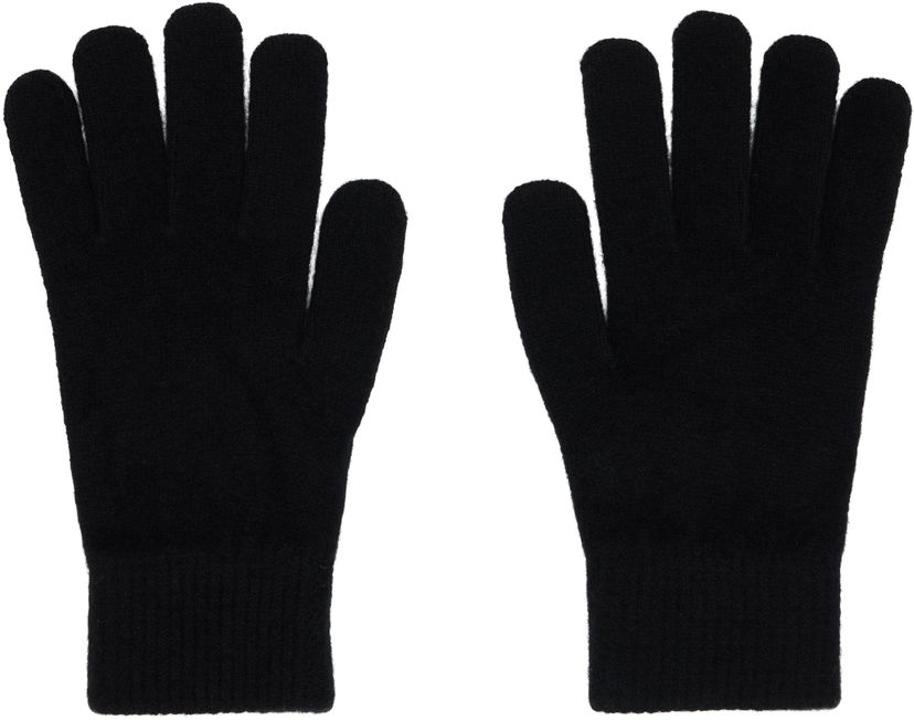Рукавички Yves Salomon Yves Salomon Wool & Cashmere Gloves чорний | 26W23WAA507XXMACL