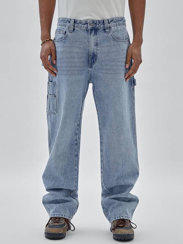 Джинси GUESS High Rise Carpenter Синій | M3BG43D4XY5, 0
