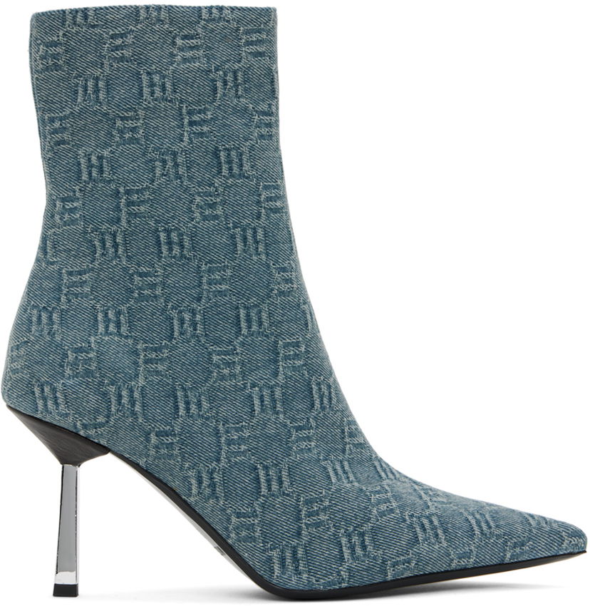 Одяг MISBHV MISBHV Sasha Denim Ankle Boots Синій | 240BW930