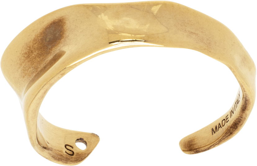 Браслет Dries Van Noten Dries Van Noten Textured Cuff Bracelet Металік | 251-028219-061