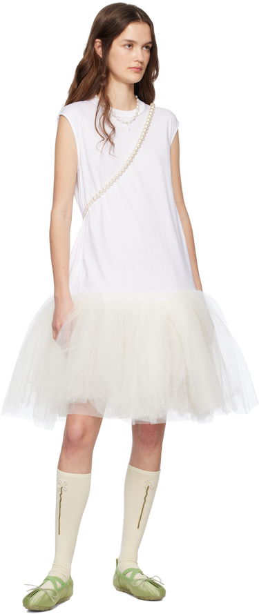 плаття Simone Rocha Simone Rocha Relaxed Ballet Tutu Midi Dress білий | 7396 0553, 4
