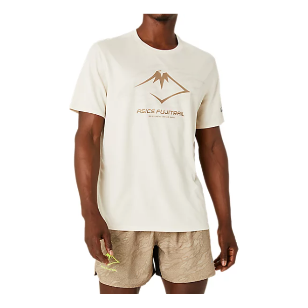 Футболка Asics Fujitrail Running T-Shirt бежевий | 2011C981-251, 0