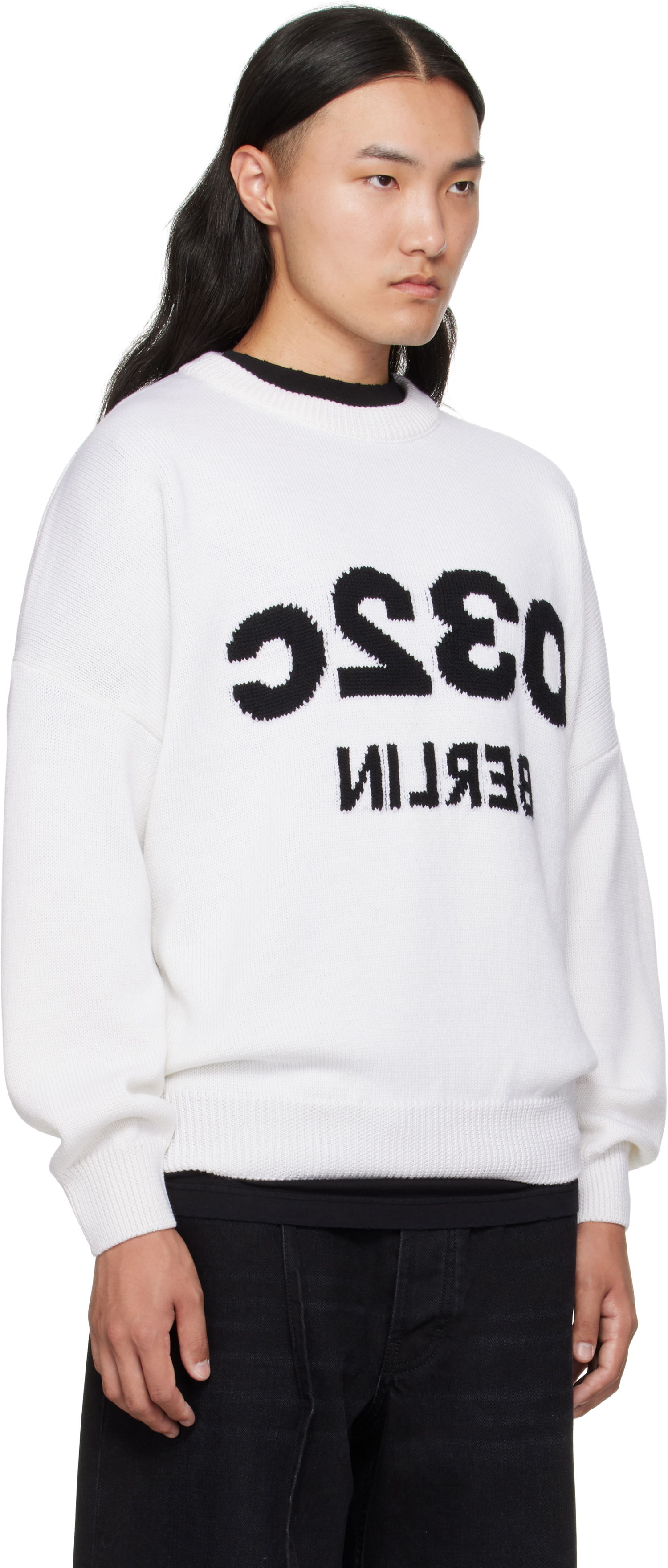 Cветр 032C 032c Selfie Sweater білий | F25-URK-1511-100, 1