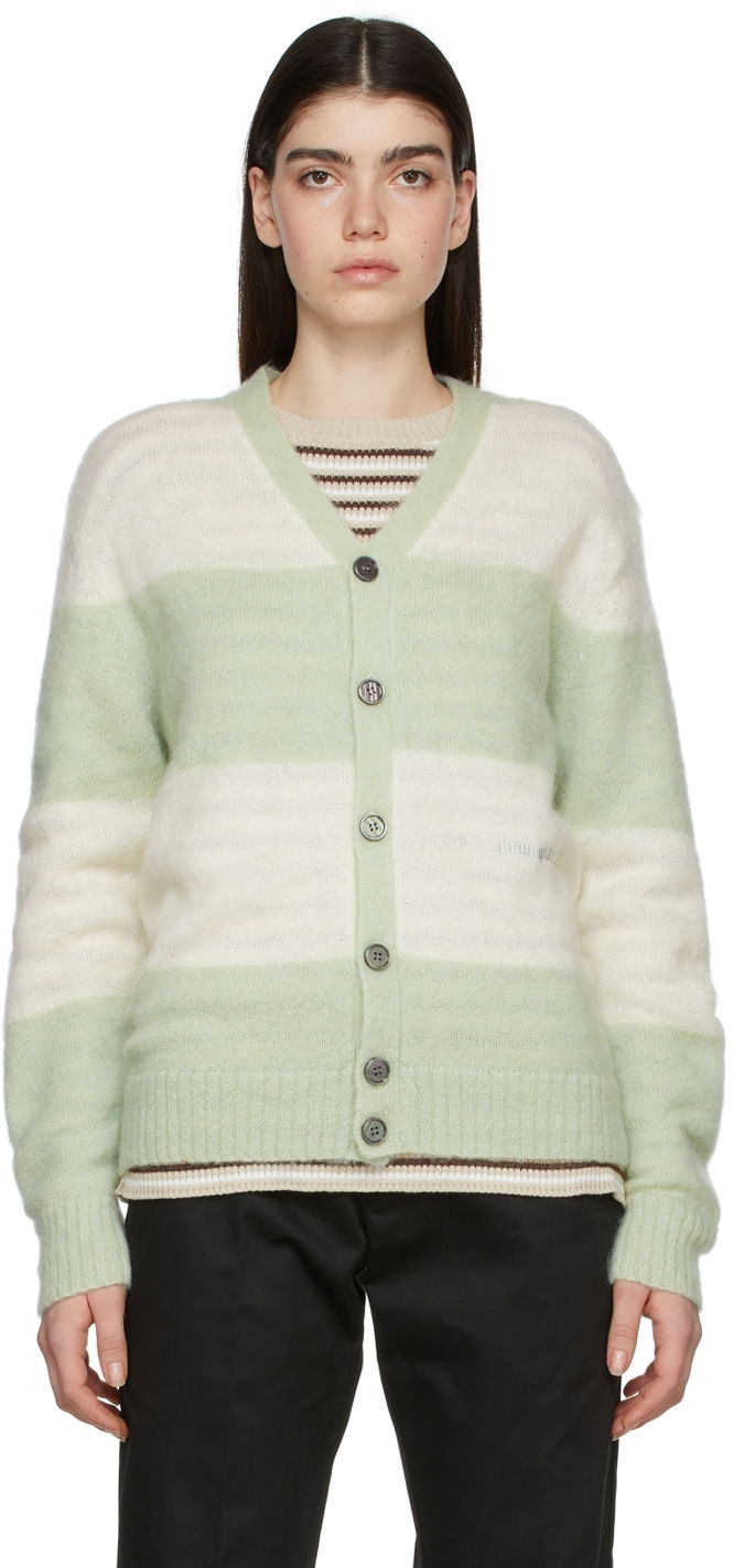 Cветр Noon Goons Noon Goons Striped Cardigan Зелений | NGSS22018