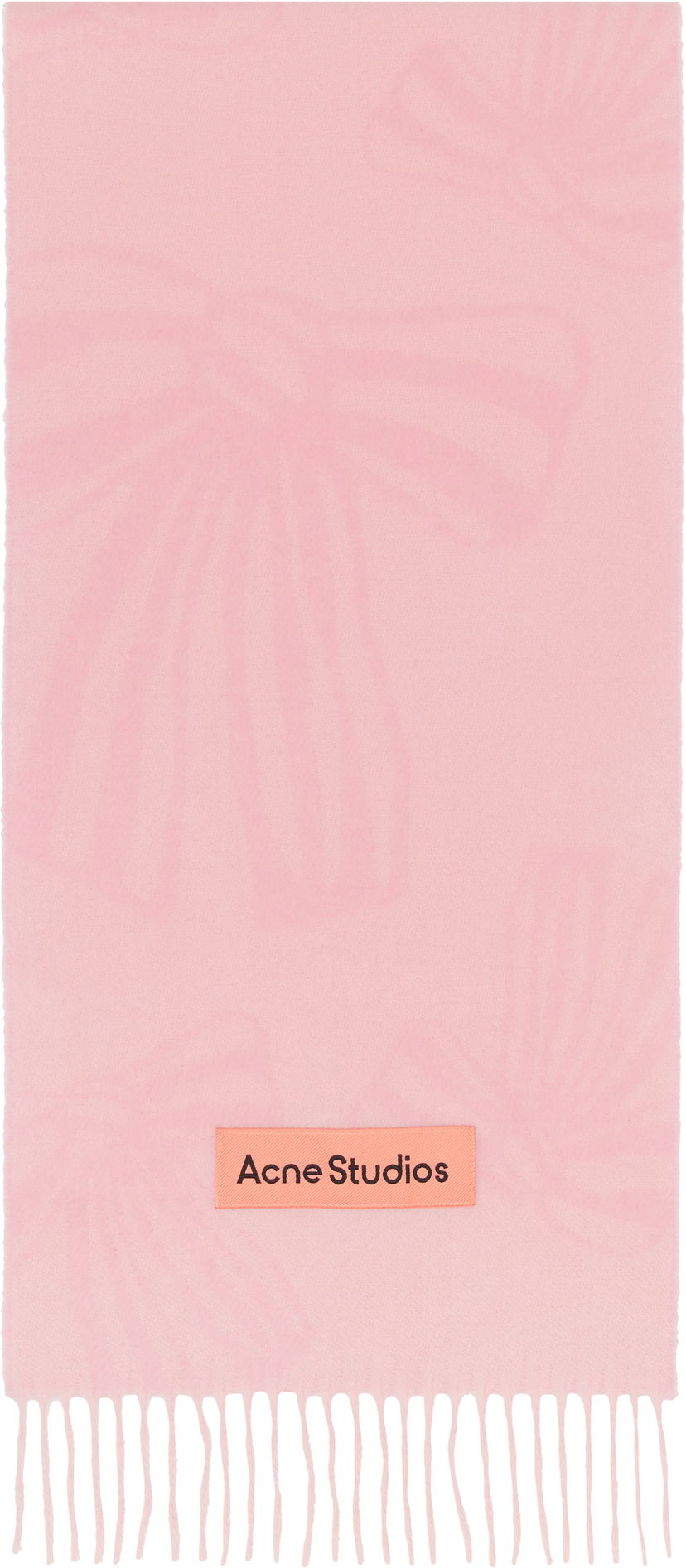 Шарф Acne Studios Acne Studios Cashmere Jacquard Scarf Рожевий | CA0366-