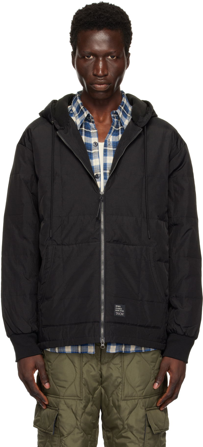 Світшоти TAION Sports Classic Front Zip Jacket чорний | TAION-106WZSC