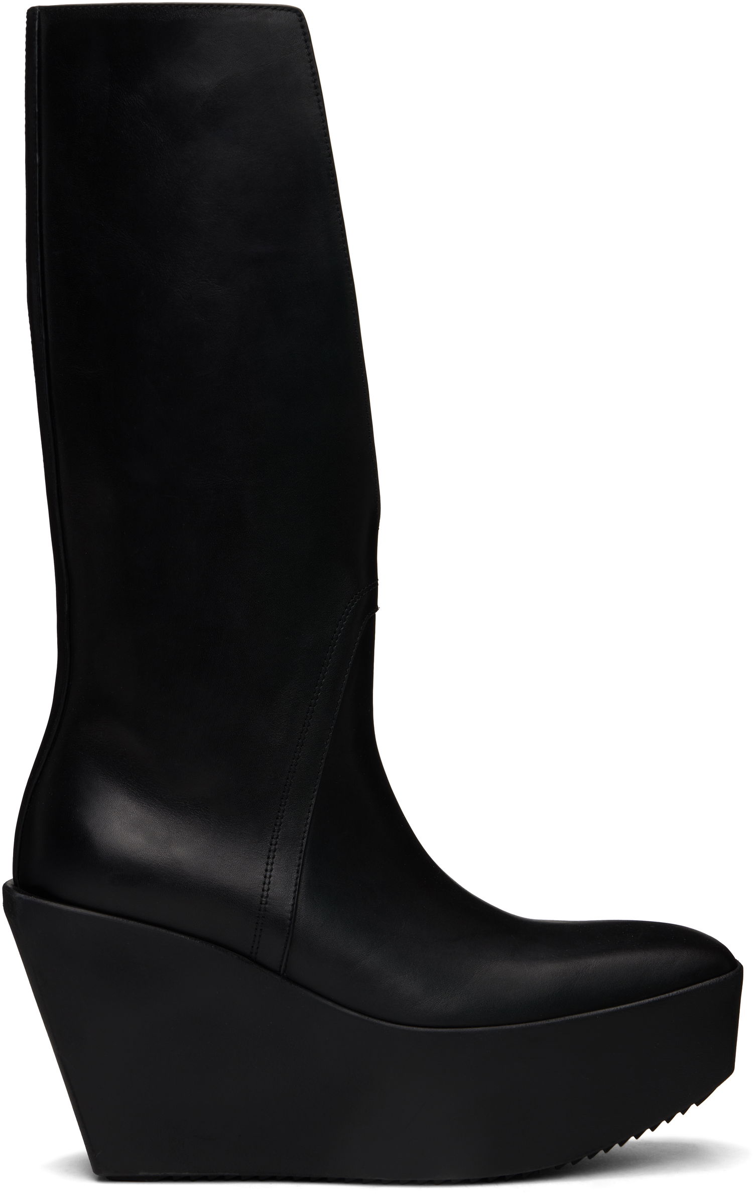 Одяг Rick Owens Rick Owens Hollywood Sliver Platform Winged Kowboys Tall Boots чорний | RP01E7833 LOO, 0