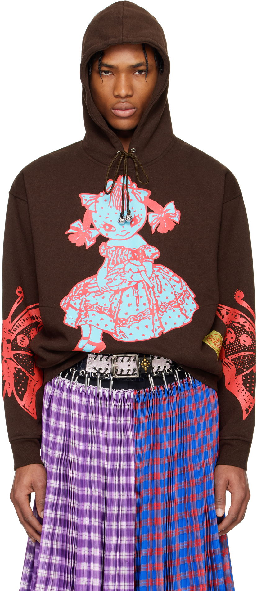 Світшоти Chopova Lowena Chopova Lowena Dotty Graphic Hoodie Коричневий | 5241