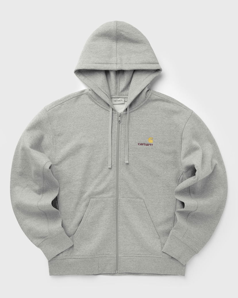 Світшоти Carhartt WIP Full-Zip Hooded American Script Jacket Сірий | I033063-V6.XX