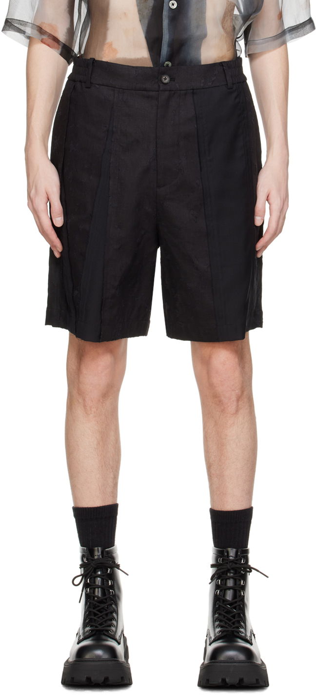 Шорти Feng Chen Wang Feng Chen Wang Distressed Shorts чорний | FMS17ST05