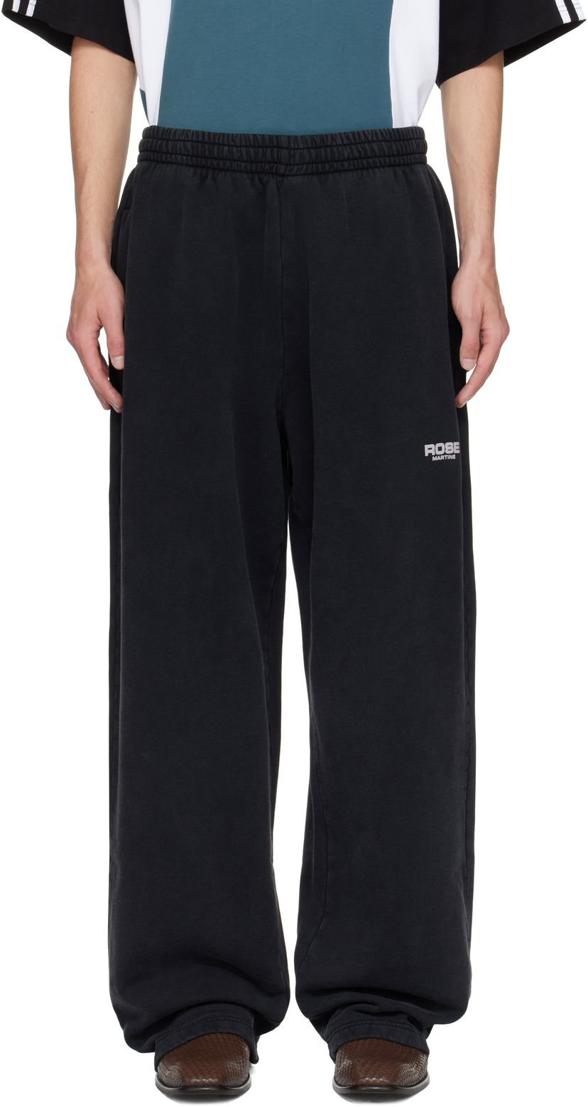 Спортивні штани Martine Rose Martine Rose Wide Leg Sweatpants чорний | 606JS01002CW