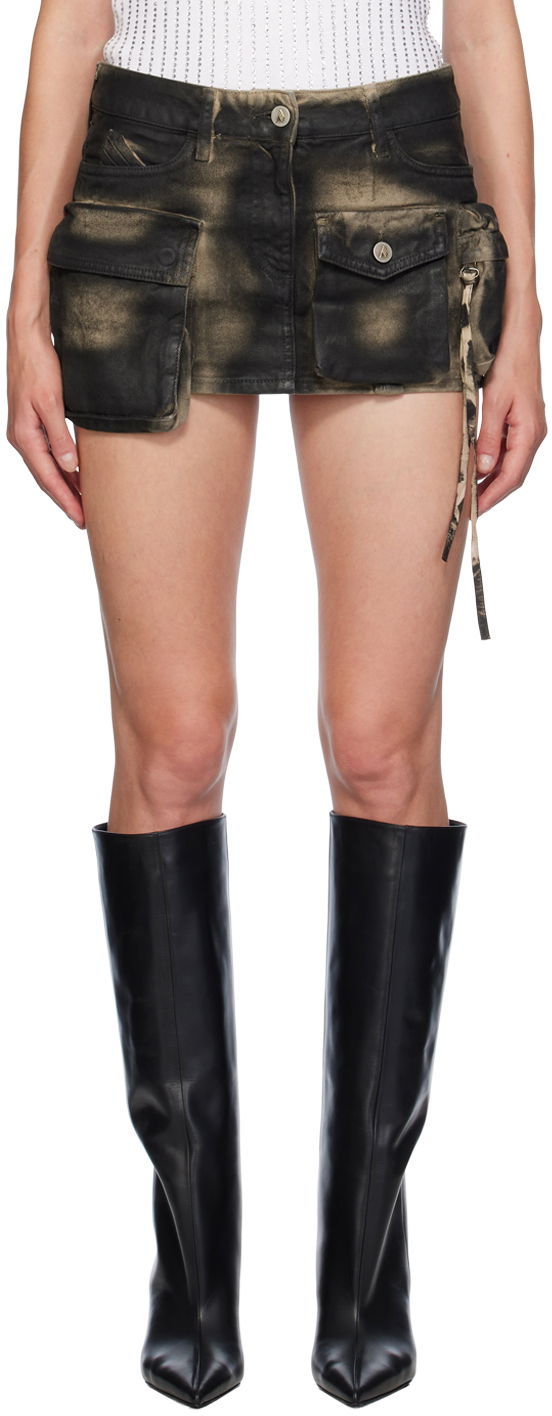 Спідниця The Attico Attico Fay Denim Miniskirt чорний | SPEWCS136 C109