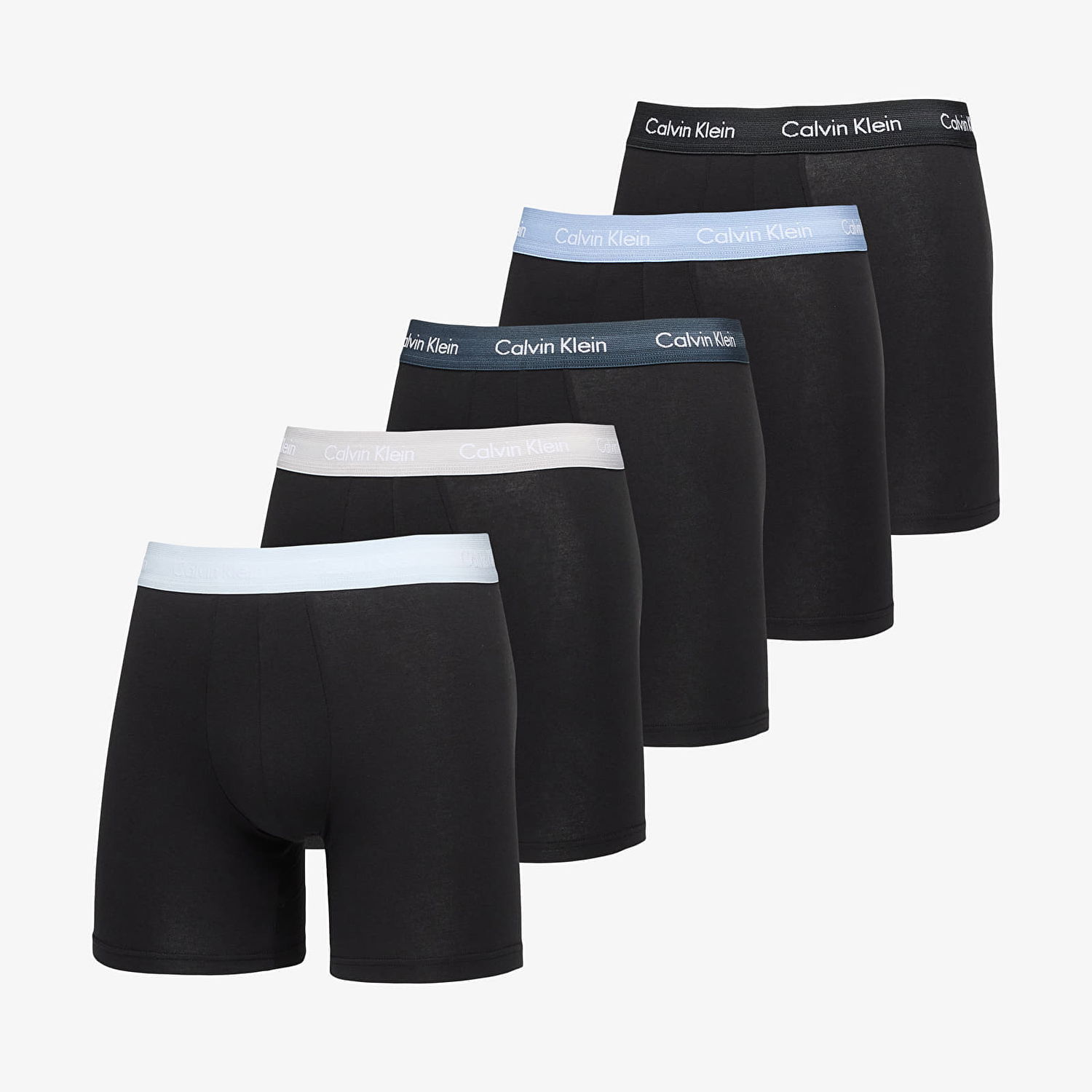 Боксери CALVIN KLEIN Boxer Brief 5-Pack Black чорний | NB3794A Q5M, 0