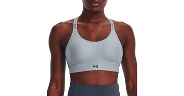 Бюстгальтер Under Armour Infinity Mid Covered Sports Bra Сірий | 1363353-465, 1