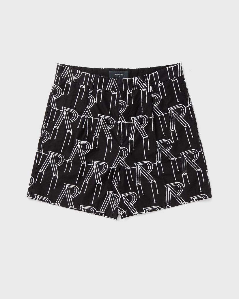 Шорти Represent Clo Represent EMBRODIERED INITIAL TAILORED SHORT чорний | MLM717-01