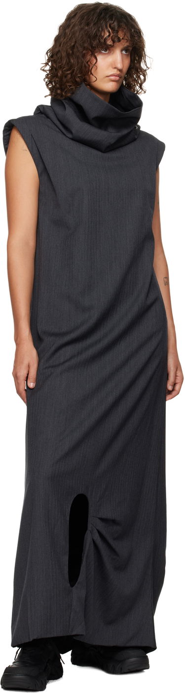 плаття ADER ERROR Maxi Dress With Cutout Сірий | BN01FWDR0101GR, 3