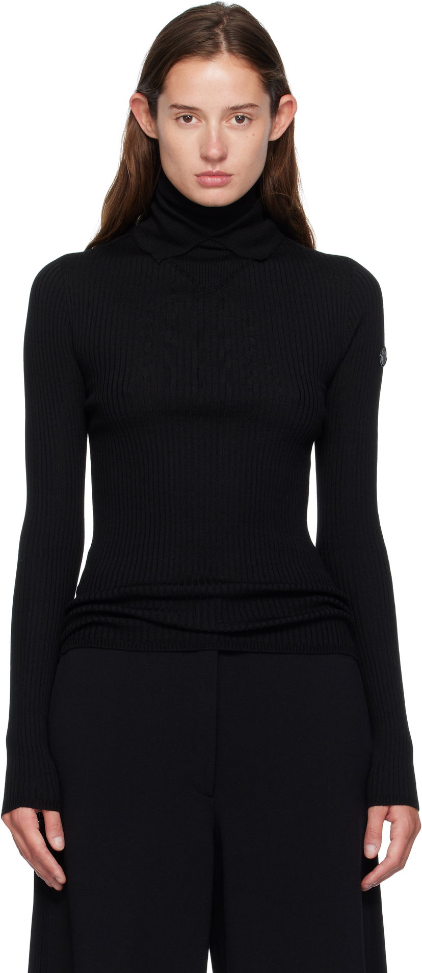 Cветр Moncler Genius x EE72 Wool Turtleneck чорний | K24039F00001M1131