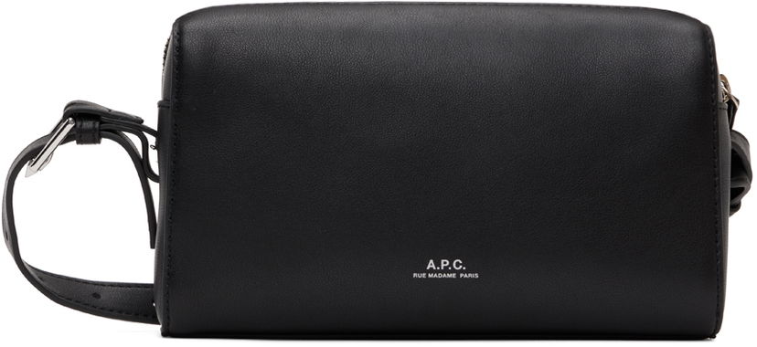 Сумка A.P.C. Leather Camera Bag чорний | PUAAT-H61821