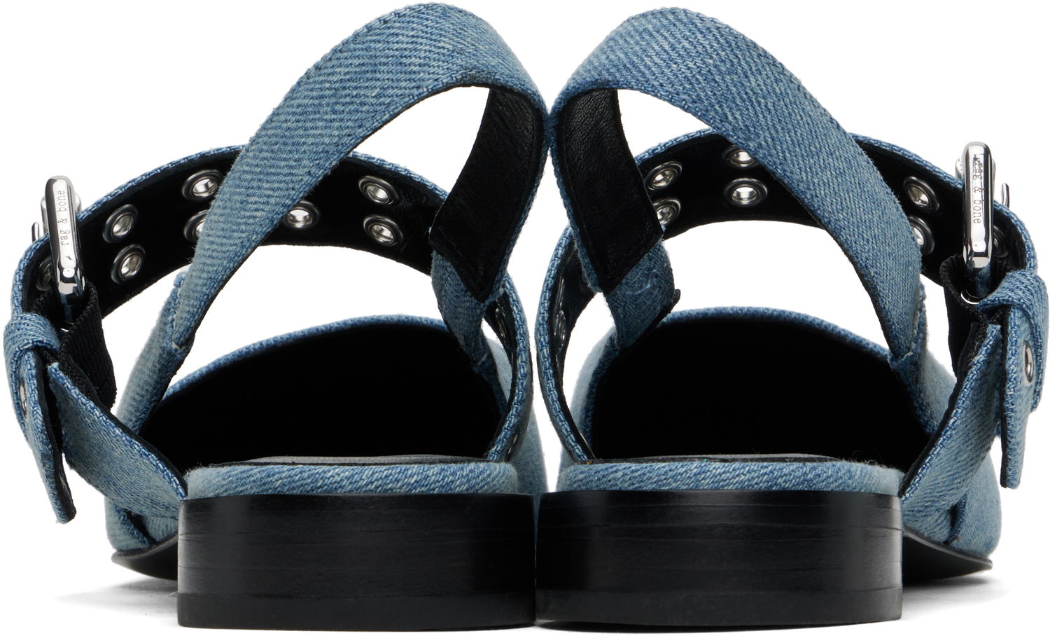 Одяг rag & bone rag & bone Astra Slingback Ballerina Flats Синій | WFF24SF002UB2, 1