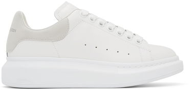 Кросівки та взуття Alexander McQueen Oversized Sneakers "White & Off-White" білий | 553680WHGP7, 0