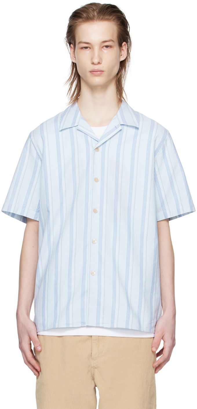 Сорочка Paul Smith PS Paul Smith Stripe Vacation Shirt Синій | M2R-695U-M21996-41