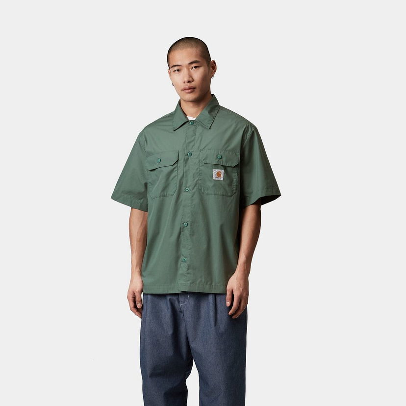 Сорочка Carhartt WIP Carhartt WIP Craft Short Sleeve Shirt Зелений | I035232_9