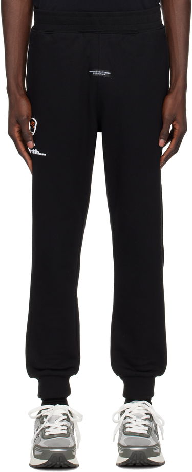 Спортивні штани AAPE by A Bathing Ape AAPE by A Bathing Ape Main Sweatpants чорний | AAPPTMB637XXNBKX, 0