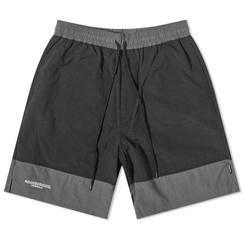 Купальники Neighborhood Nylon Logo Swim Shorts чорний | 231TSNH-PTM03-BLK