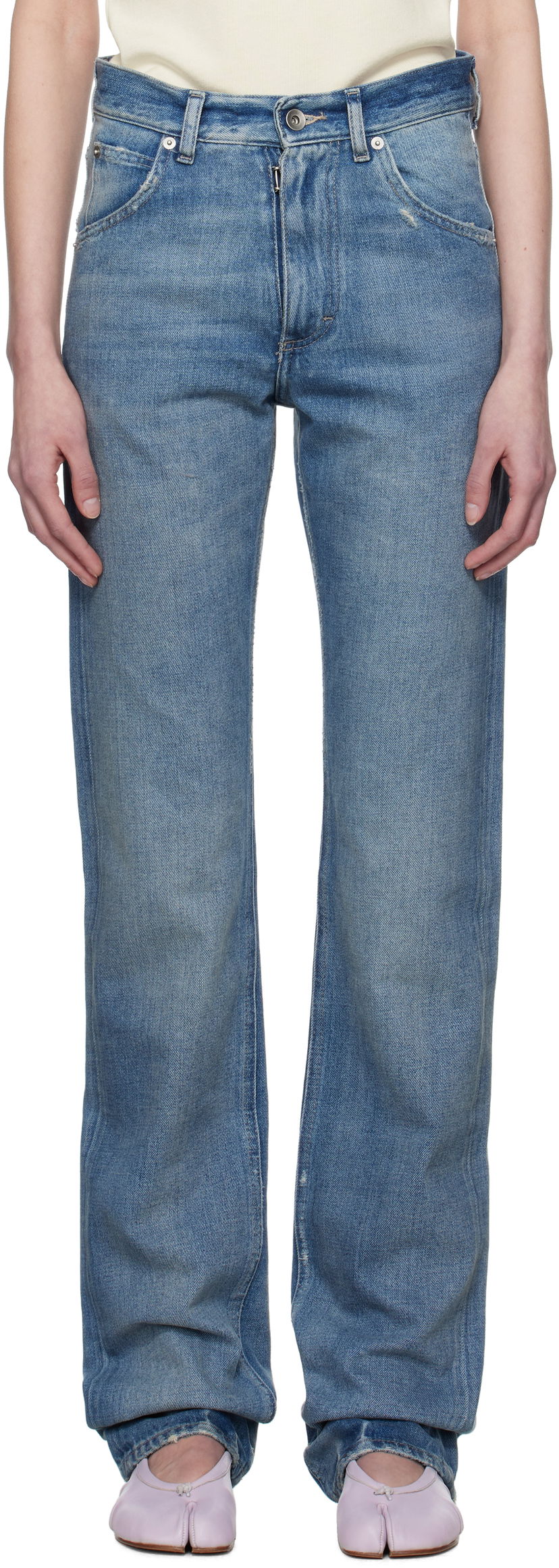 Джинси Maison Margiela Maison Margiela 5 Pockets Jeans Синій | S51LA0177 S30383