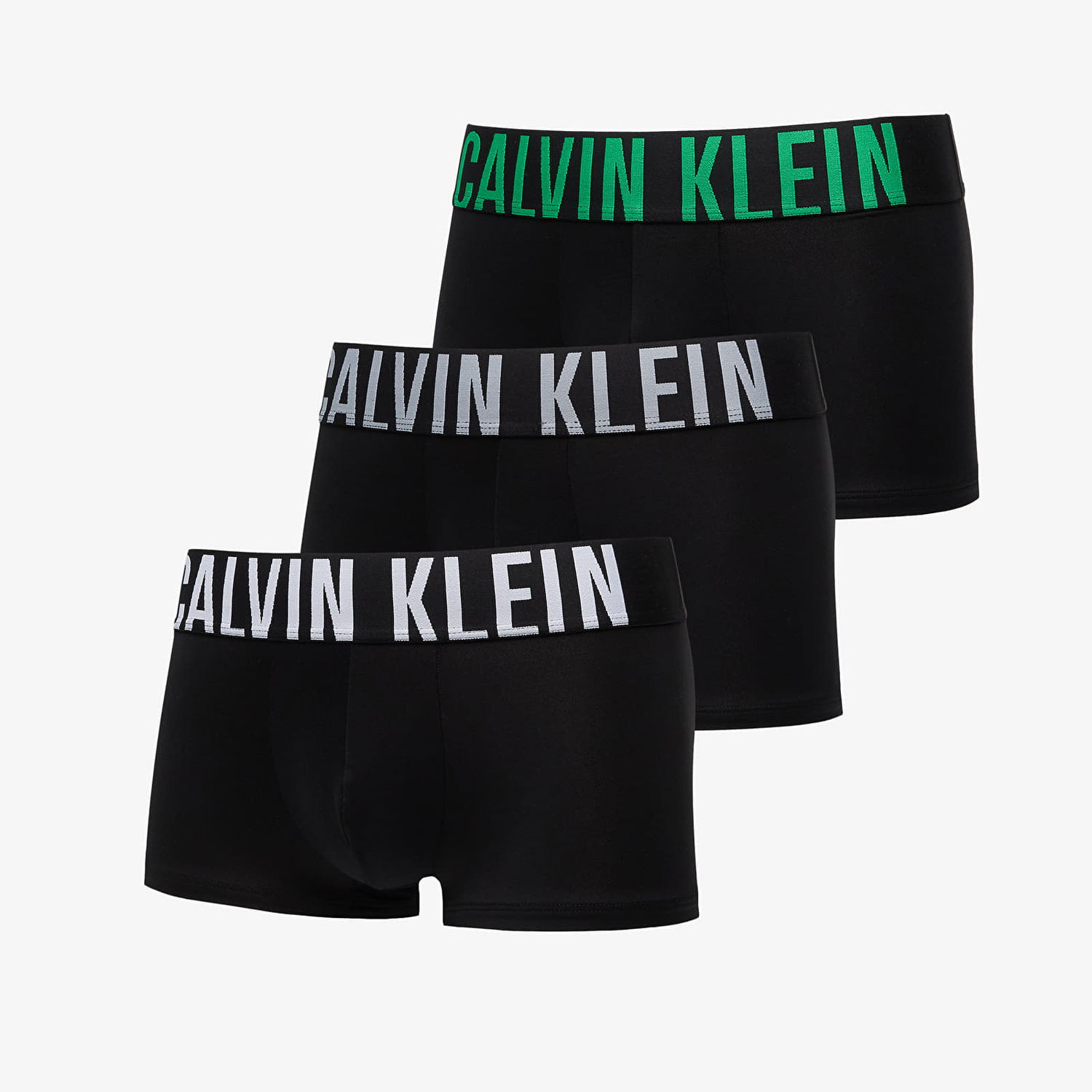 Боксери CALVIN KLEIN Intense Power Microfiber Stretch Low Rise Trunk 3-Pack Black чорний | 000NB3611A VPA, 0