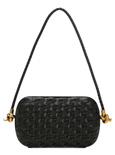 Сумка Bottega Veneta Knot On Strap Clutch Зелений | 717623 V3AC1