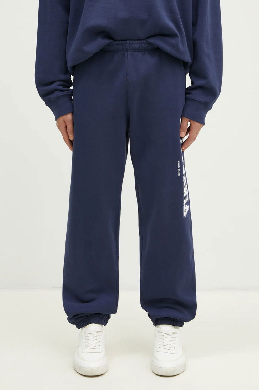 Спортивні штани Sporty & Rich Sporty & Rich California Printed Sweatpants Синій | PA036516501BL32