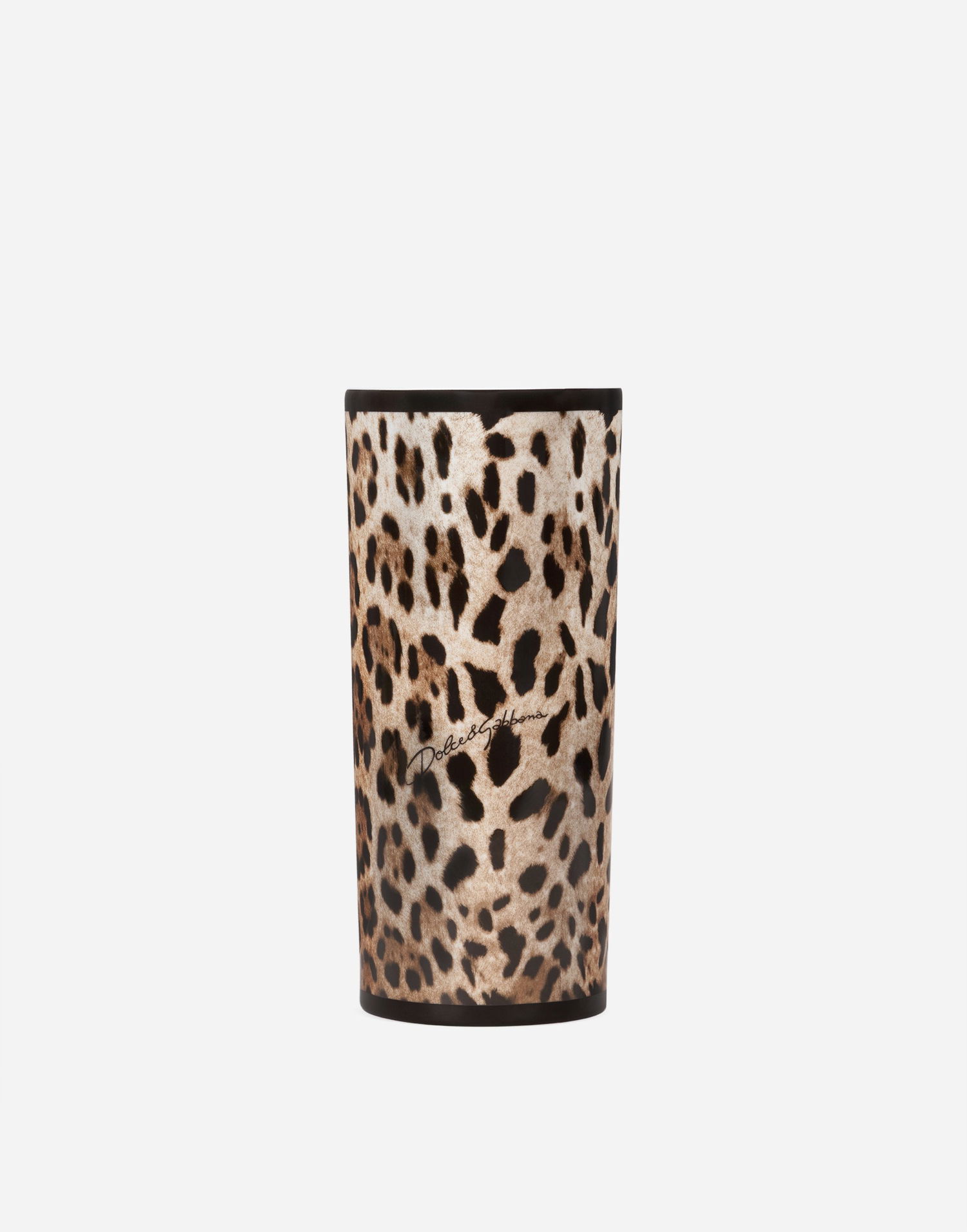 Домашній декор Dolce & Gabbana Dolce & Gabbana Leopard Print Cylindrical Porcelain Vase Onesize Різнокольоровий | TCC196TCAMWUL003, 0