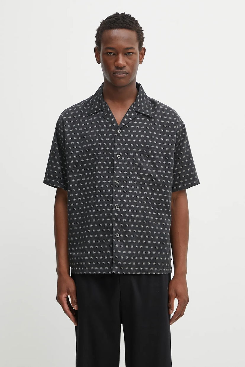 Сорочка Neighborhood NEIGHBORHOOD Monogram Pattern Relaxed Hawaiian Shirt чорний | 251TSNH.SHM11