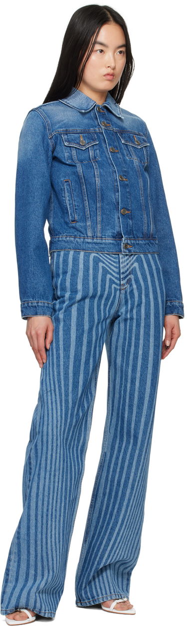 Куртка Jean Paul Gaultier Gaultier Printed Denim Jacket Синій | 24/25-U-VE040I-D013-5701, 3