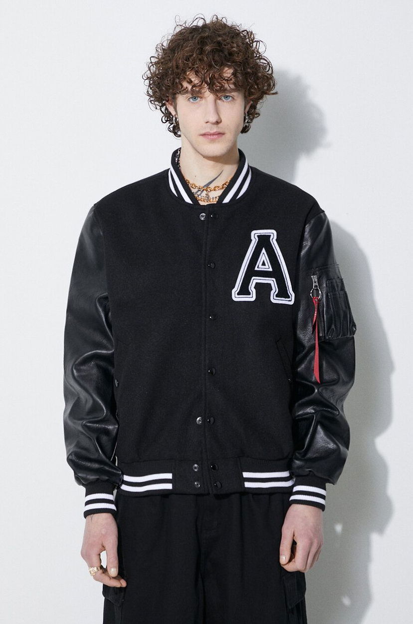 Куртка бомбер Alpha Industries Alpha Industries College Bomber Jacket чорний | 146111