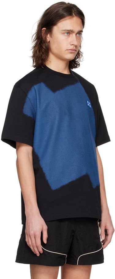 Футболка ADER ERROR Abstract Print Relaxed-Fit Cotton T-Shirt Синій | BMSGFYTS0103BK, 4