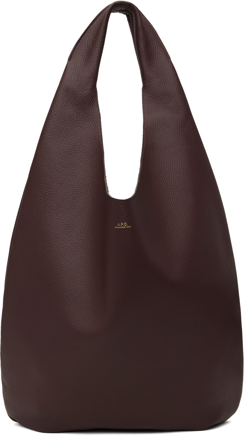 сумка-тоут A.P.C. 'Le Neige' Leather Shoulder Bag Коричневий | PXCBC-F67008