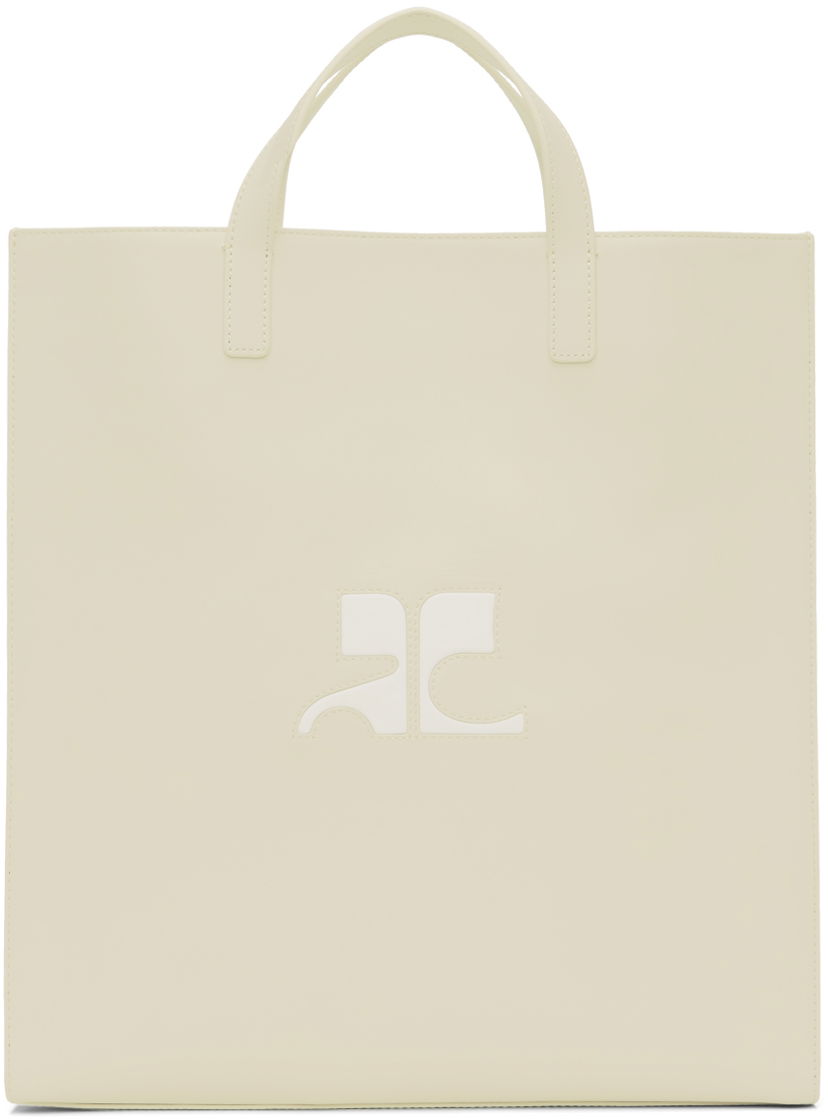 сумка-тоут Courrèges Courrèges Heritage Tote Bag білий | 124GSA087CR0027