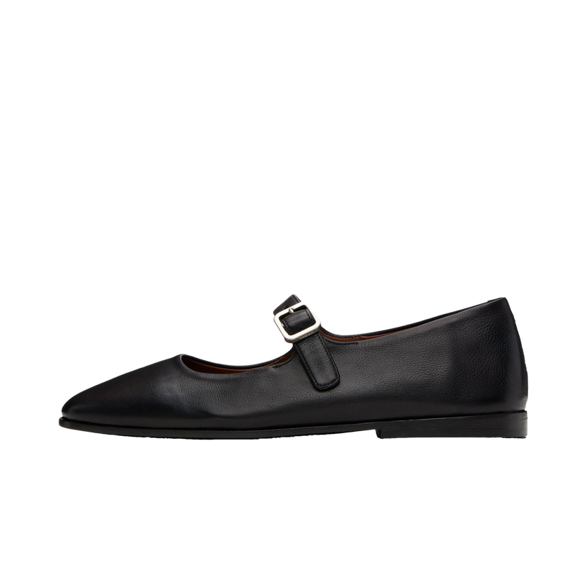 Кросівки та взуття Marsèll Marsell Scivolo Leather Ballerina Flats чорний | MW8376 P010