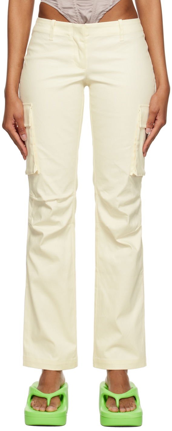 Штани карго Miaou Miaou Raven Cargo Pants бежевий | 1019SCCRM