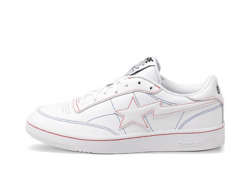 Кросівки та взуття Reebok x BAPE Club C 85 білий | Q47367
