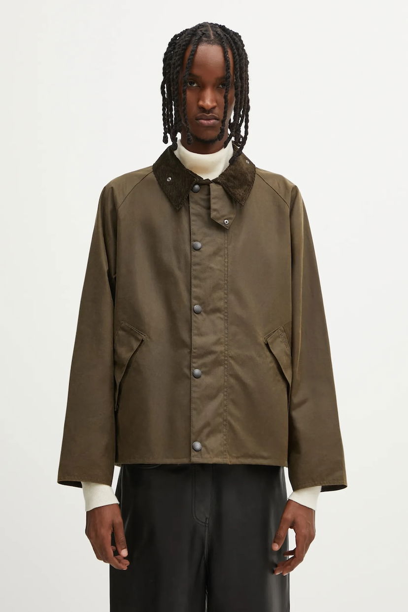 Куртка Barbour Barbour OS Transport Wax Jacket Зелений | MWX1678SN91