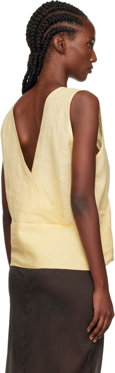 Безрукавка Baserange Baserange Garlin Wrap Linen Top Жовтий | TSGA-FL-AU25, 2